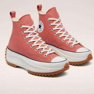 Unisex Pink Converse Run Star Hike Sneakers Men's 7/Women's 8.5